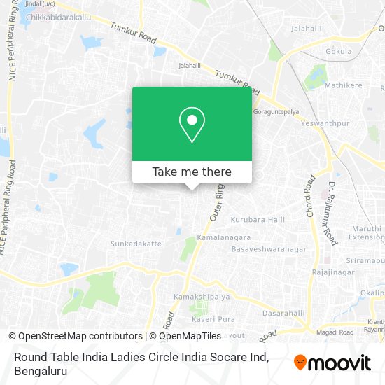 Round Table India Ladies Circle India Socare Ind map