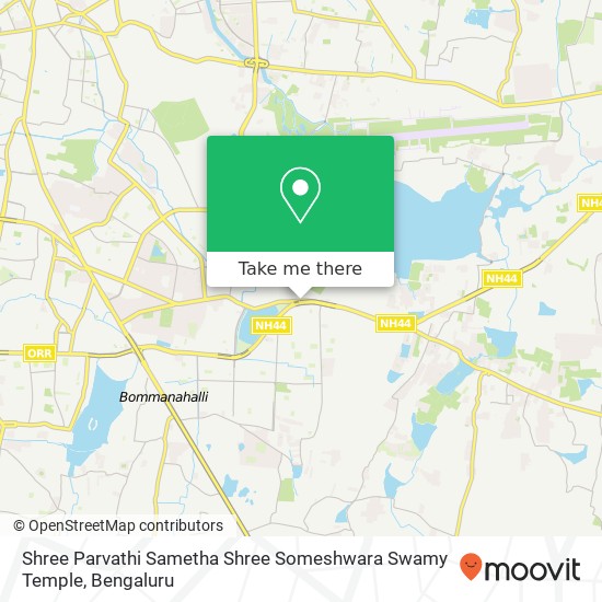 Shree Parvathi Sametha Shree Someshwara Swamy Temple map