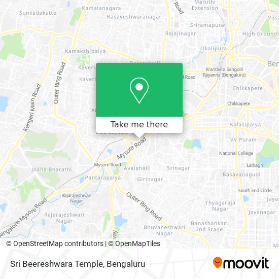 Sri Beereshwara Temple map