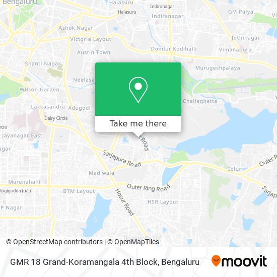 GMR 18 Grand-Koramangala 4th Block map