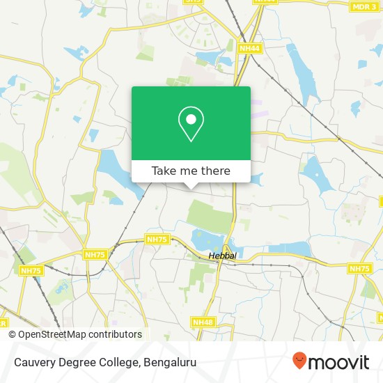 Cauvery Degree College map