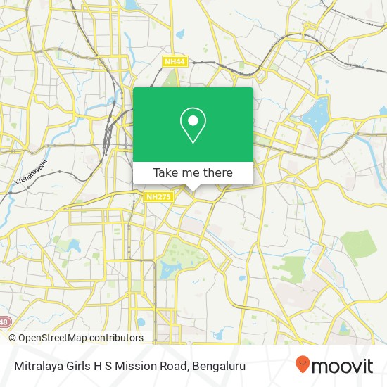 Mitralaya Girls H S Mission Road map