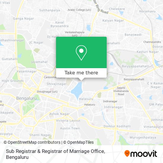Sub Registrar & Registrar of Marriage Office map