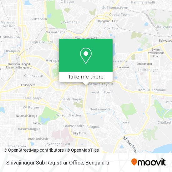 Shivajinagar Sub Registrar Office map
