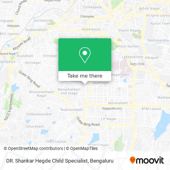DR. Shankar Hegde Child Specialist map