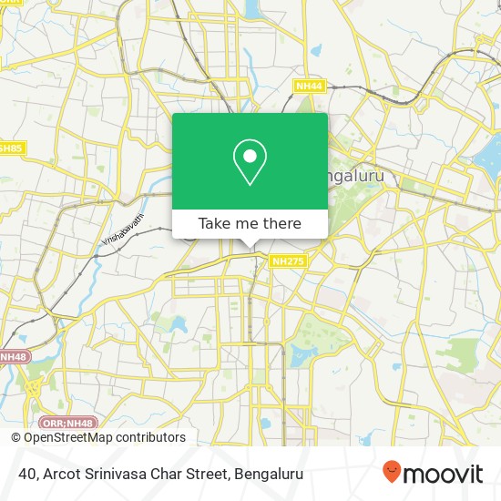 40, Arcot Srinivasa Char Street map