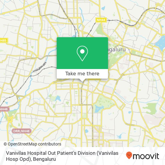 Vanivilas Hospital Out Patient's Division (Vanivilas Hosp Opd) map