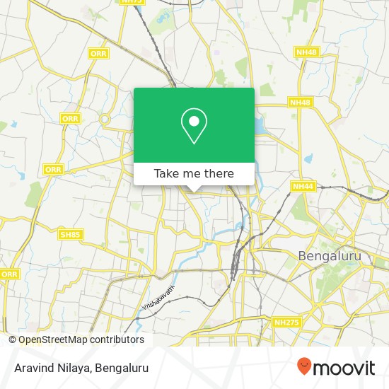 Aravind Nilaya map