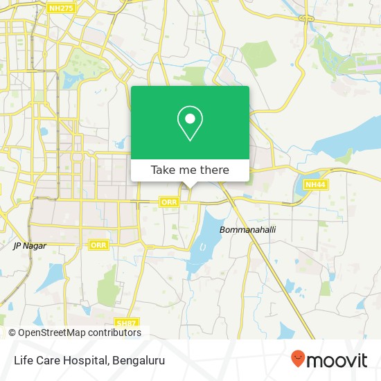 Life Care Hospital map