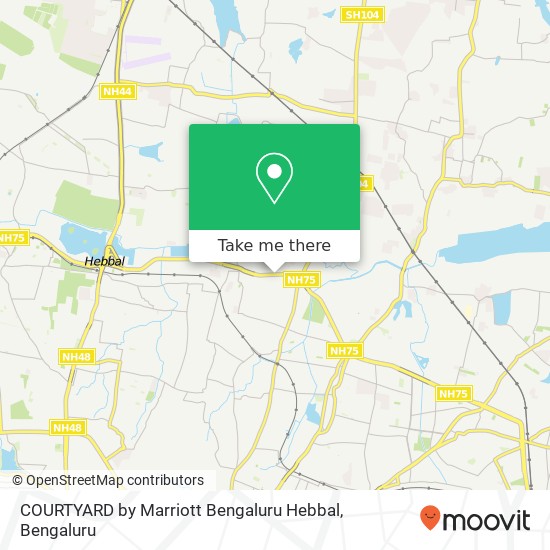 COURTYARD by Marriott Bengaluru Hebbal map