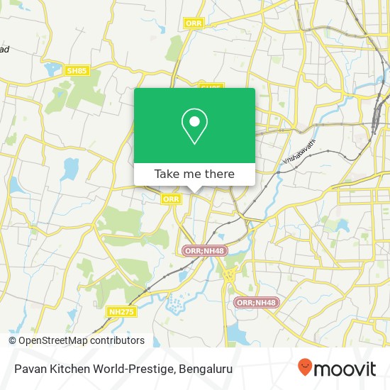 Pavan Kitchen World-Prestige map
