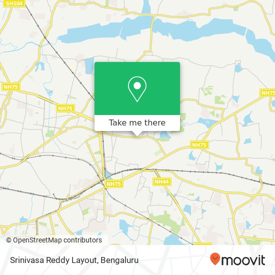 Srinivasa Reddy Layout map