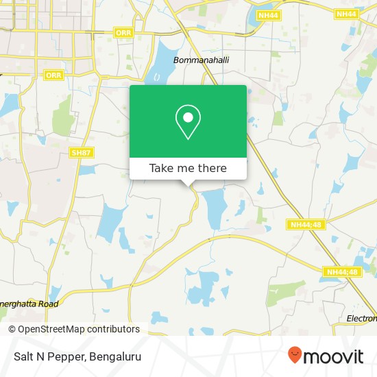 Salt N Pepper, 1st A Main Road Bengaluru 560068 KA map