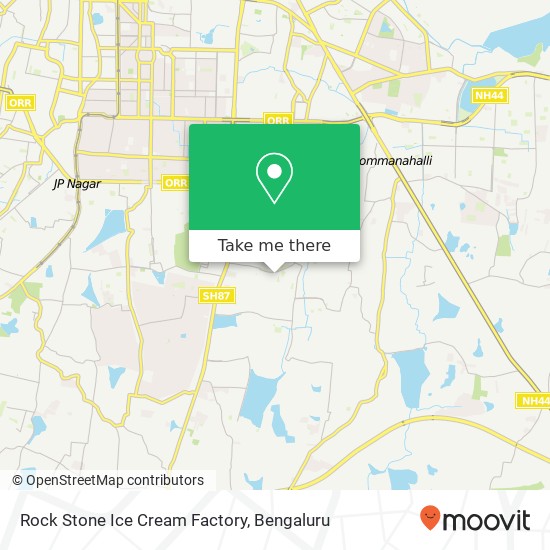 Rock Stone Ice Cream Factory, 4th Cross Road Bengaluru 560076 KA map