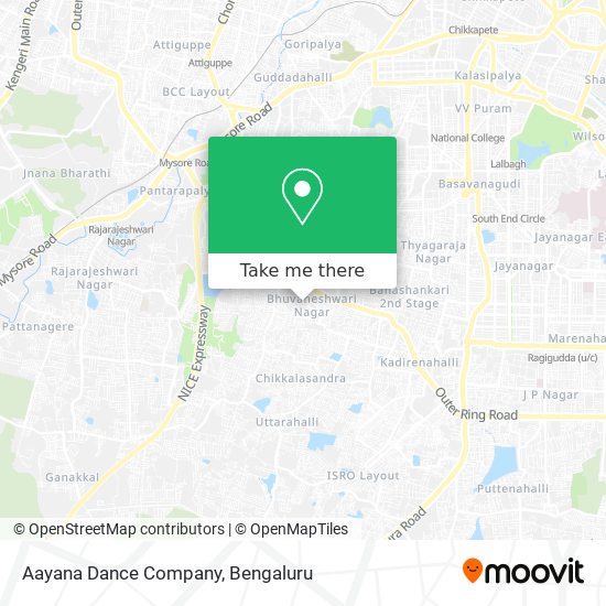 Aayana Dance Company map