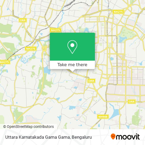 Uttara Karnatakada Gama Gama map