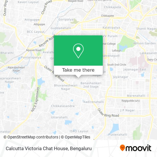 Calcutta Victoria Chat House map