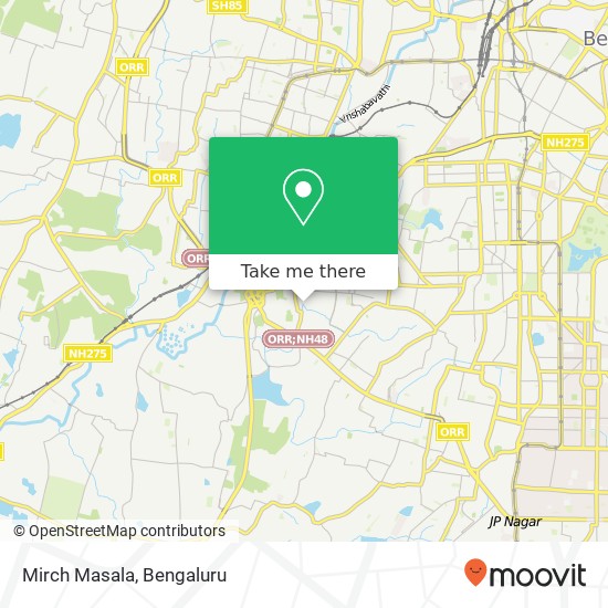 Mirch Masala, 1st G Main Road Bengaluru 560085 KA map