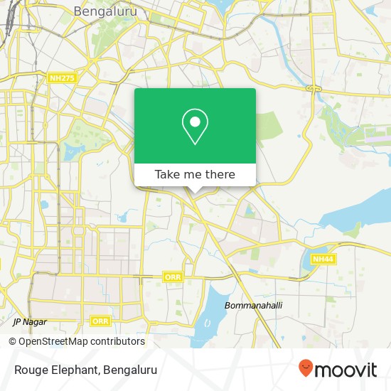 Rouge Elephant, 1st C Main Road Bengaluru 560095 KA map