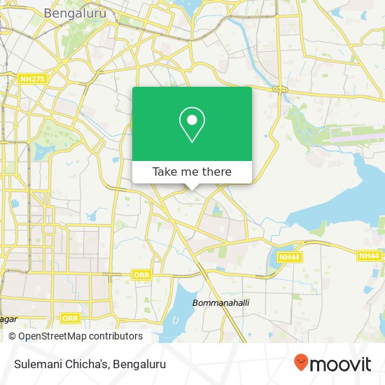 Sulemani Chicha's, 5th Cross Road Bengaluru 560095 KA map