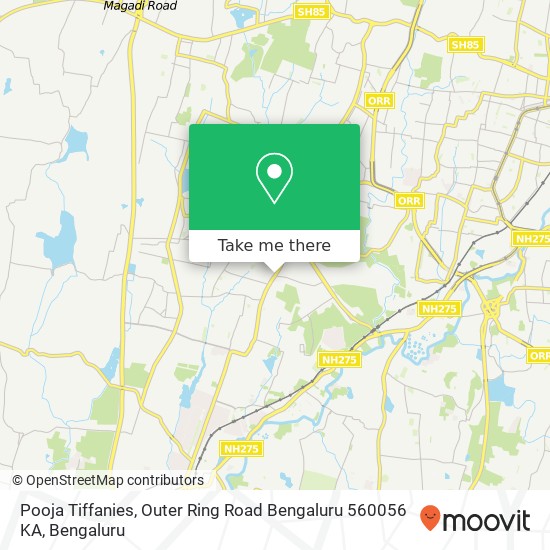 Pooja Tiffanies, Outer Ring Road Bengaluru 560056 KA map