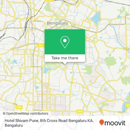 Hotel Shivam Pune, 8th Cross Road Bengaluru KA map