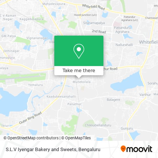 S.L.V Iyengar Bakery and Sweets map