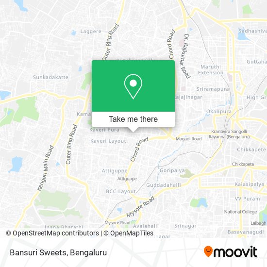 Bansuri Sweets map