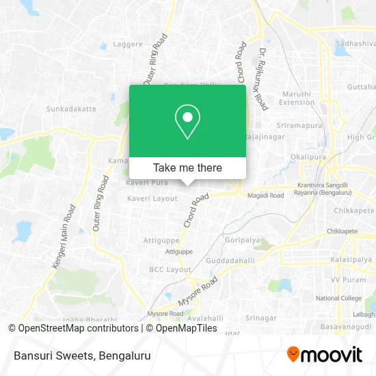Bansuri Sweets map