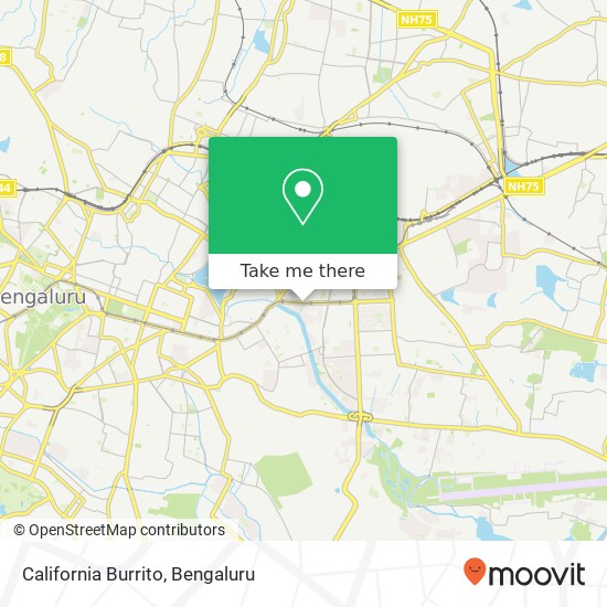 California Burrito, Chinmaya Mission Hospital Road Bengaluru 560008 KA map