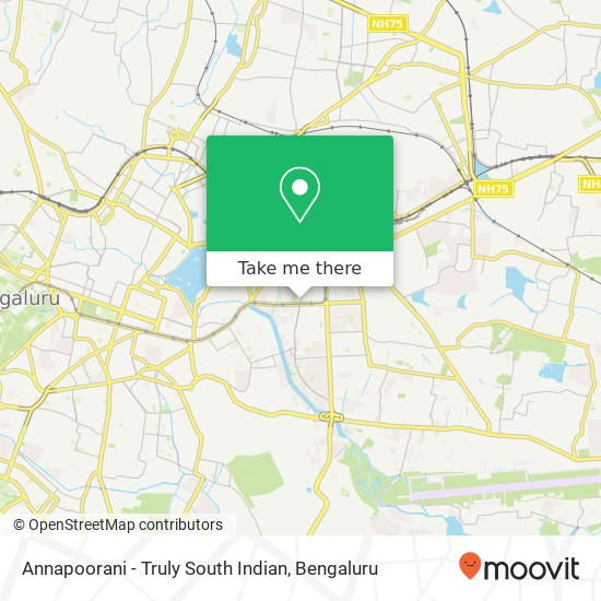 Annapoorani - Truly South Indian, Indiranagar Double Road Bengaluru 560038 KA map