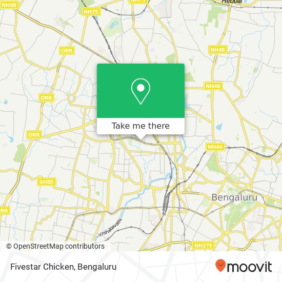 Fivestar Chicken, M K K Road KA map