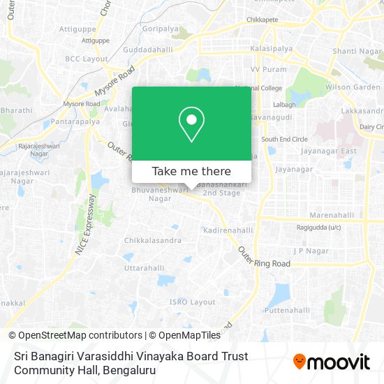 Sri Banagiri Varasiddhi Vinayaka Board Trust Community Hall map