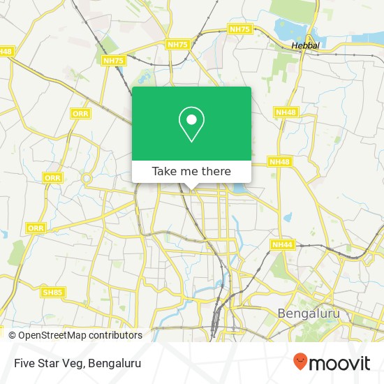 Five Star Veg, 10th A Main Road Bengaluru 560055 KA map