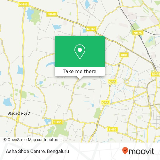 Asha Shoe Centre, Raj Gopal Nagar Main Road Bengaluru KA map