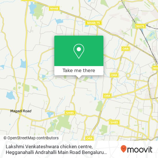 Lakshmi Venkateshwara chicken centre, Hegganahalli Andrahalli Main Road Bengaluru 560058 KA map