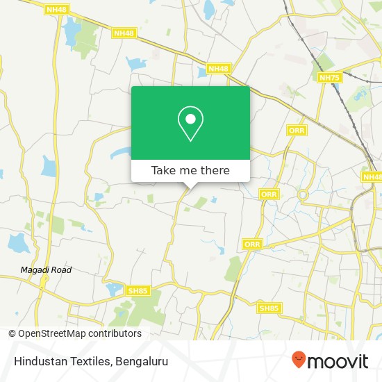 Hindustan Textiles, 5th Cross Road Bengaluru KA map