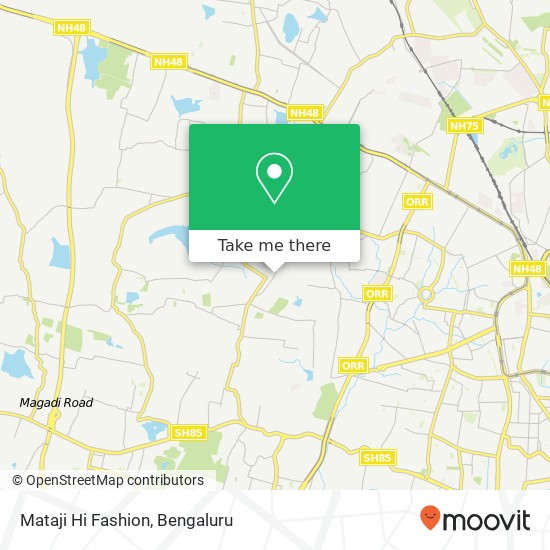 Mataji Hi Fashion, Raj Gopal Nagar Main Road Bengaluru KA map