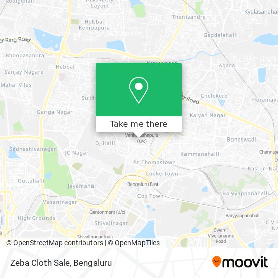 Zeba Cloth Sale map