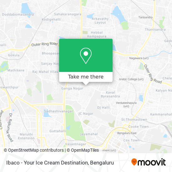 Ibaco - Your Ice Cream Destination map