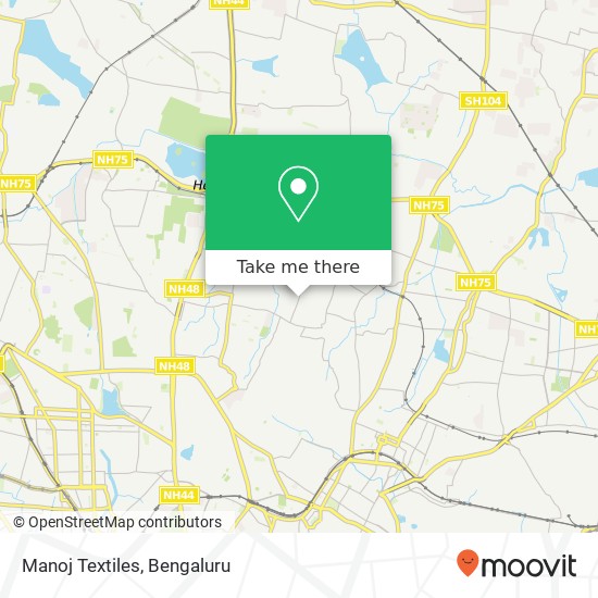 Manoj Textiles, Sultanpalya Main Road Bengaluru KA map