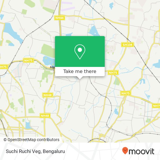 Suchi Ruchi Veg, 4th Cross Road Bengaluru KA map