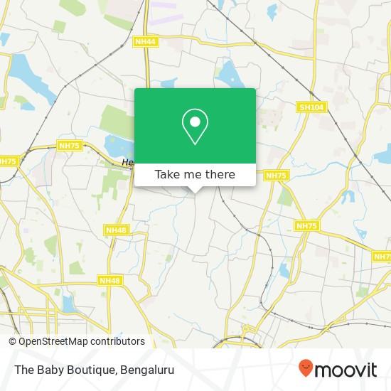 The Baby Boutique, Sultanpalya Main Road Bengaluru KA map