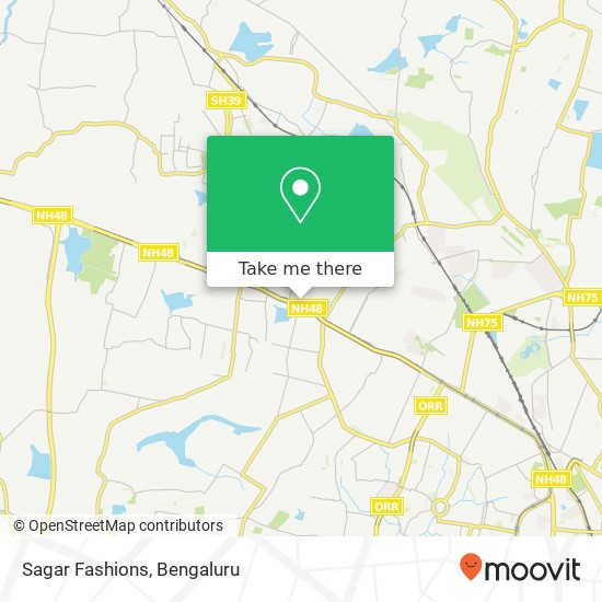 Sagar Fashions, Coconut Garden Road KA map