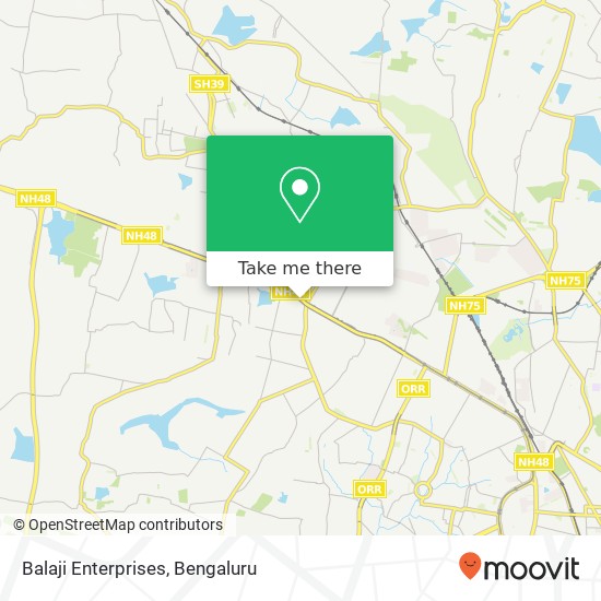 Balaji Enterprises, Service Road KA map