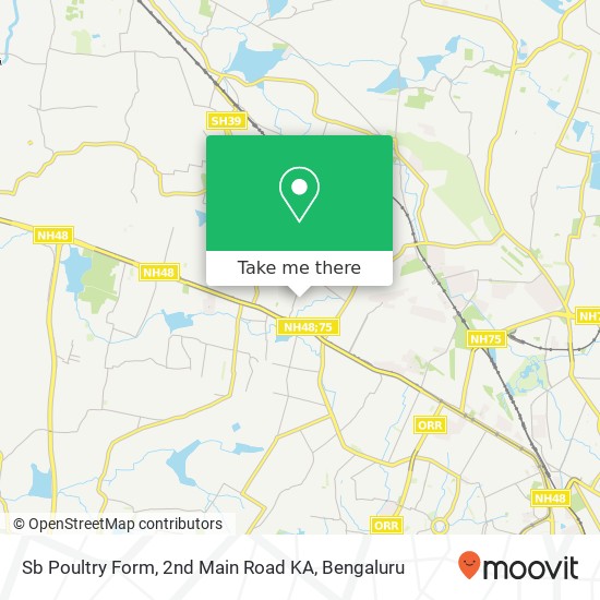 Sb Poultry Form, 2nd Main Road KA map