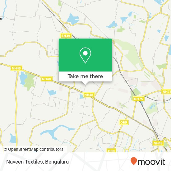 Naveen Textiles, 1st Main Road Bengaluru KA map