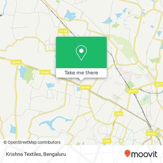 Krishna Textiles, 1st Main Road Bengaluru 560057 KA map