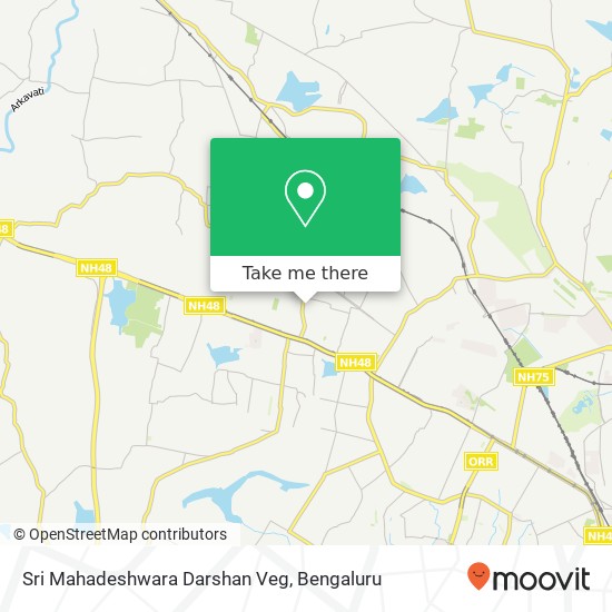 Sri Mahadeshwara Darshan Veg, 7th Main Road KA map