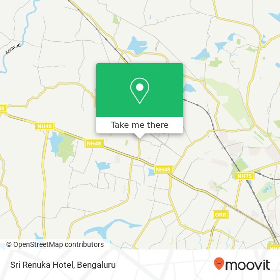 Sri Renuka Hotel, 8th Main Road KA map